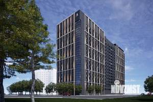 1-к квартира, строящийся дом, 43м2, 9/17 этаж